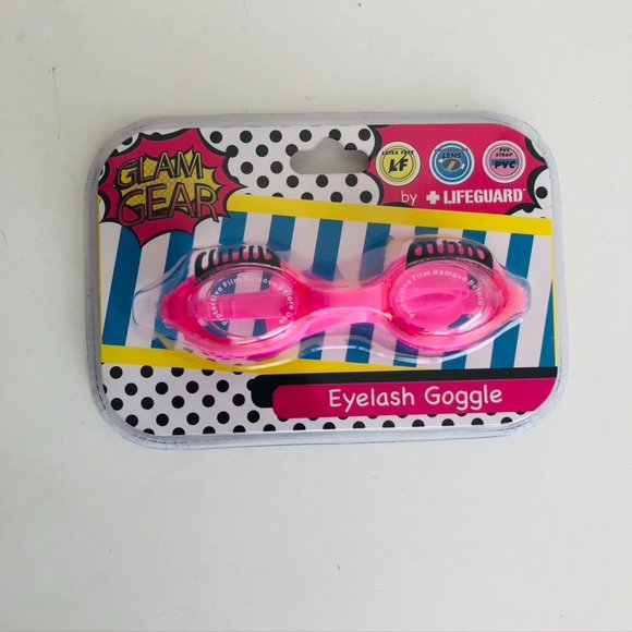 Glam Gear Pink Eyelash Goggle by Lifeguard NWT - Picture 2 of 4